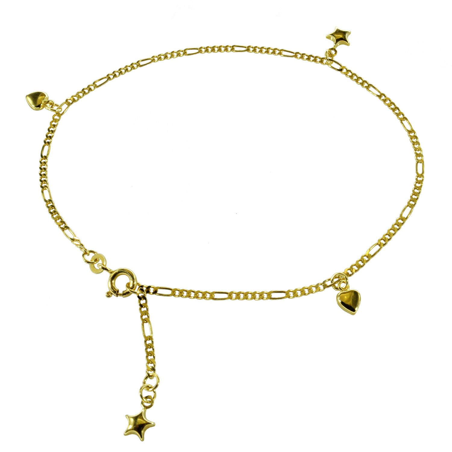 453-011-20-25-Fusskettchen-Figaropanzerkette-mit-2x-