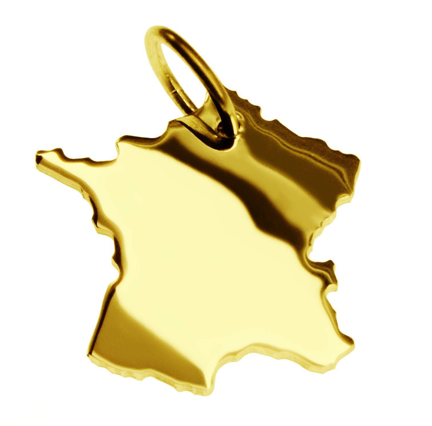 AH-Frankreich333-Kettenanhaenger-in-der-Form-von-der-Landkarte-Frankreich-in-massiv-333-Gelbgold-3846