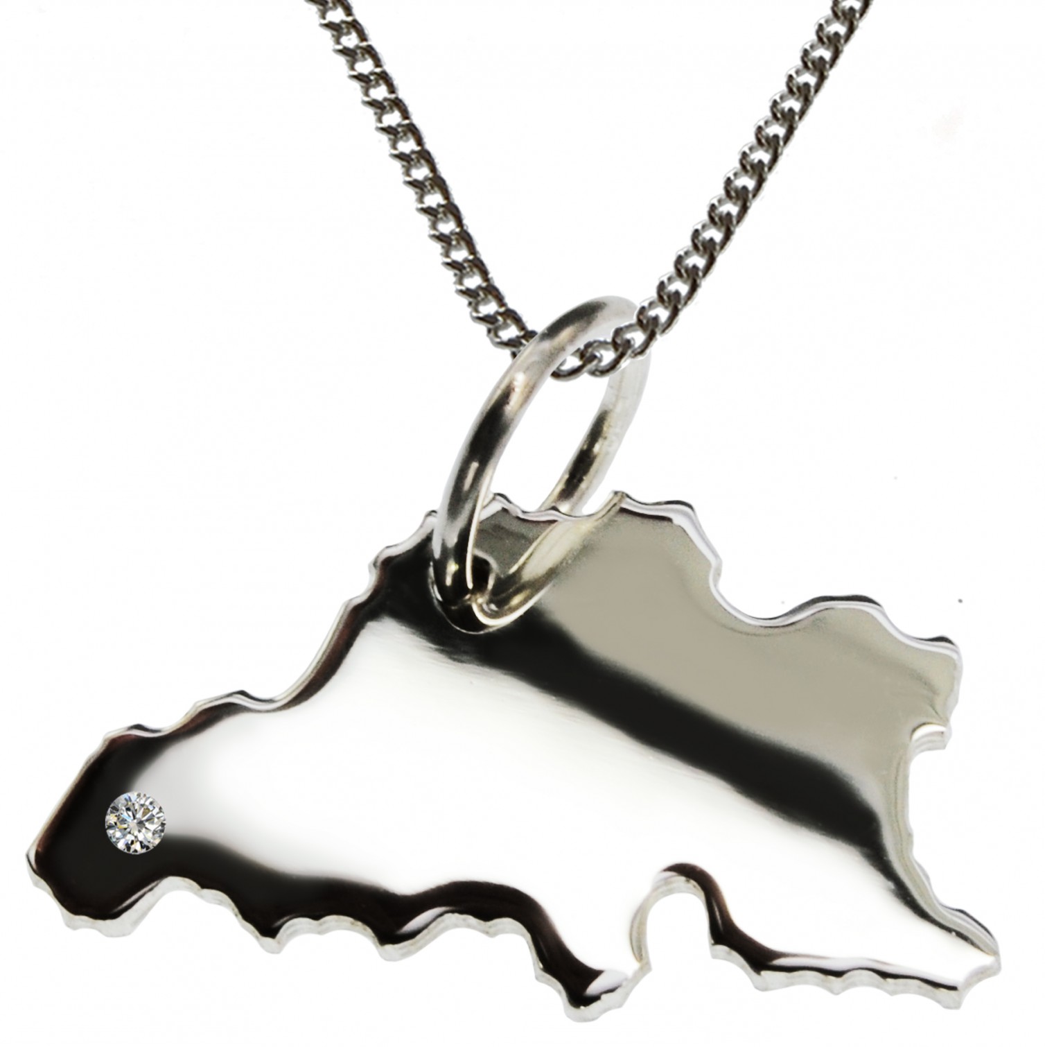 AP1-Belgien925brill-50cm-Halskette-Belgien-Anh