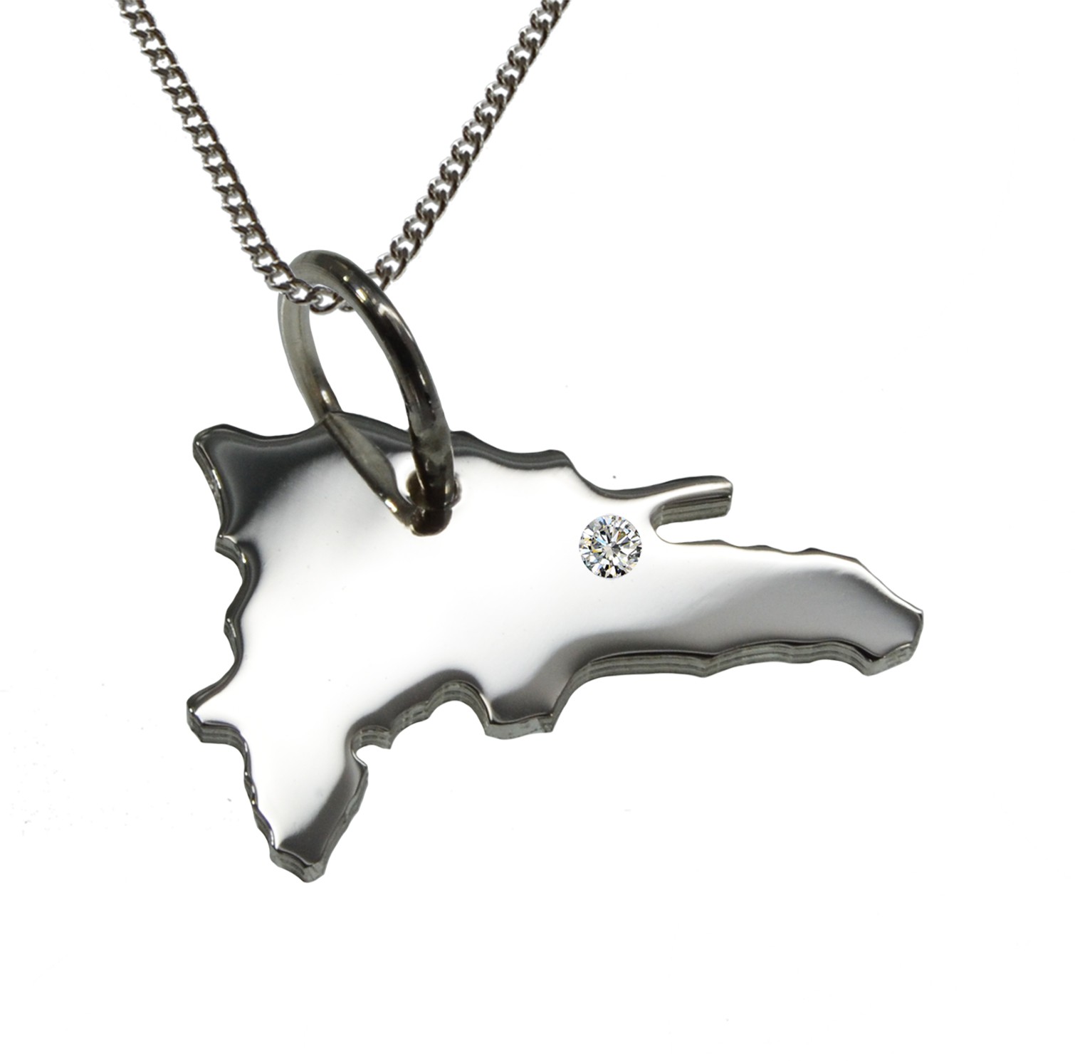 AP1-DomRep925brill-50cm-Halskette-DomRep-Anhaenger