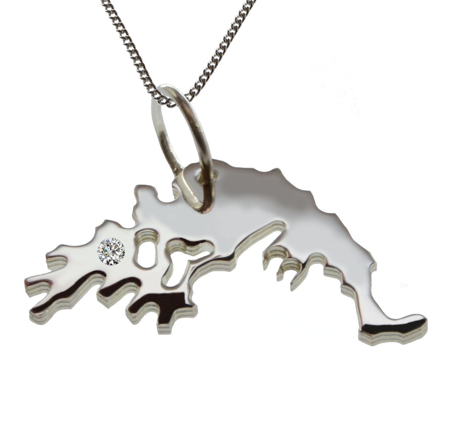 AP1-Griechenland925brill-50cm-Halskette-Grieche