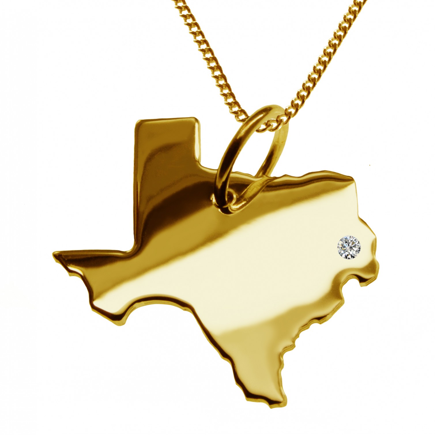 AP1-Texas585brill-50cm-Halskette-Texas-Anhaenger-m