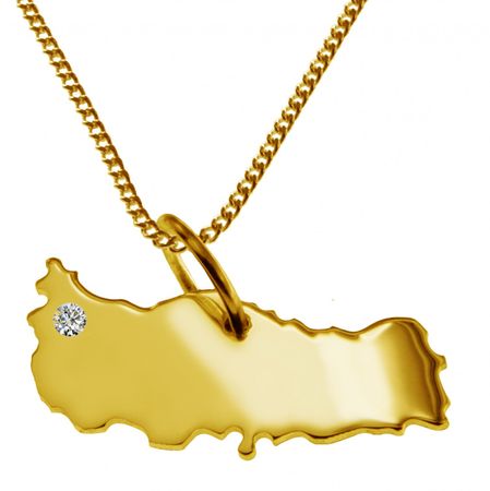 AP1-Tuerkei585brill-50cm-Halskette-Tuerkei-Anh