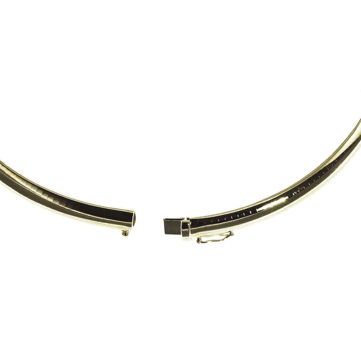 NEW-329-Halsreif-Omega-3mm-flach-42cm-585-Weissgold-Omega-585-Weissgold-42cm-Halsreif-4205_1